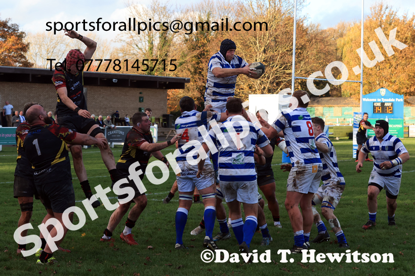Tynedale v Hull, Saurday, November 8th, 2025. Photo: David T. Hewitson/Sports for All Pics